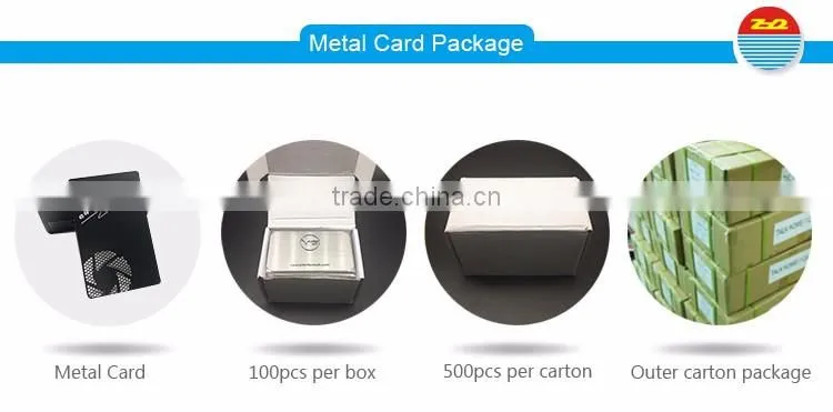 Factory Direct Engraving Brushed Metal Business Cards