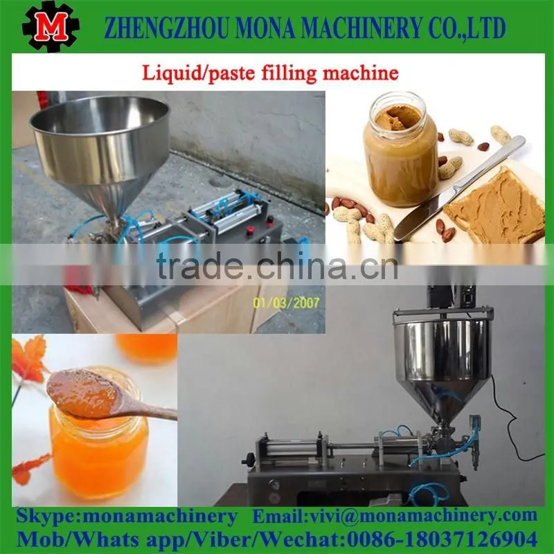 New type liquid paste filling machine with heater and mixer