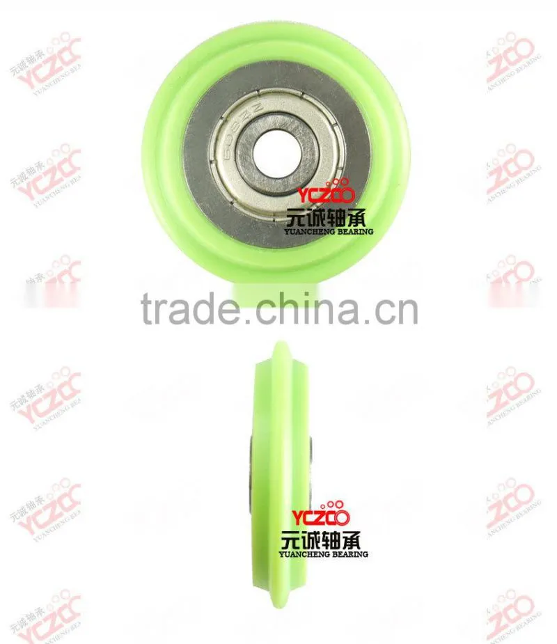 Popular wardrobe closet nylon running wheels for sliding door