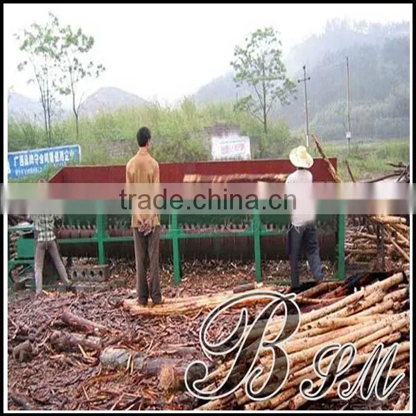 CE&ISO certification approved debarking machine for large wood/wood bark peeling machine