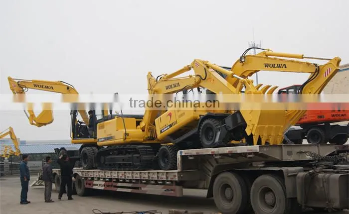 Wolwa DLS880-9A 8t Wheeled Hydraulic Excavator with Bucket