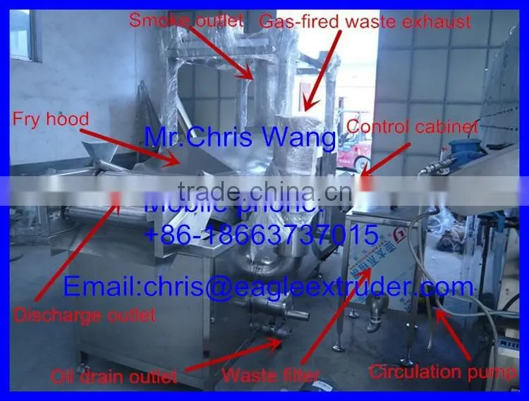 fry pellet machine/fry snacks machine/fry pellet extruder