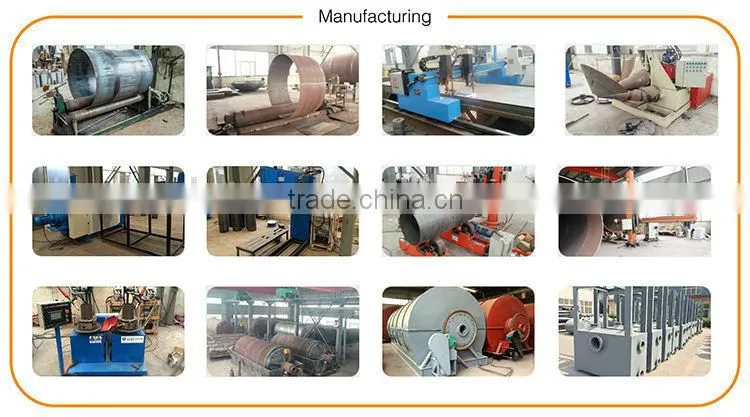 Pyrolysis gasifier plastics raw material to oil pyrolysis machine