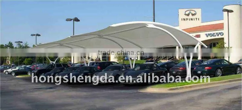 Aluminum frame PVC carport/ car shelte/car shed r