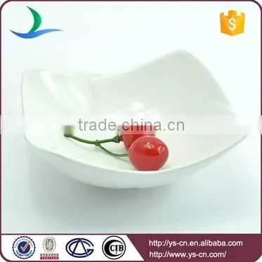 White ceramic pasta bowl wholesale