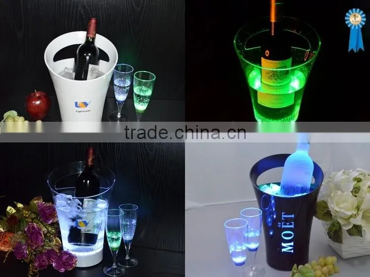 colour change remote control beer and champange holder ice bucket