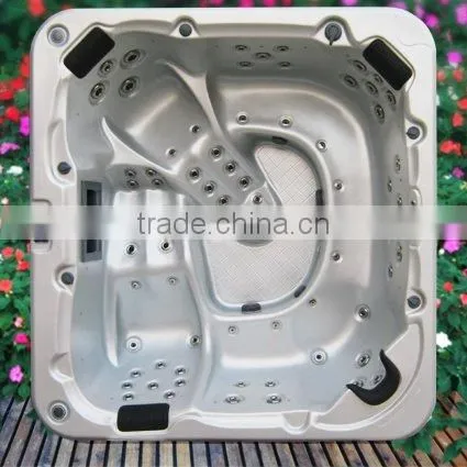 Wholesale china factory Simple small acrylic bath tub with PU pillow