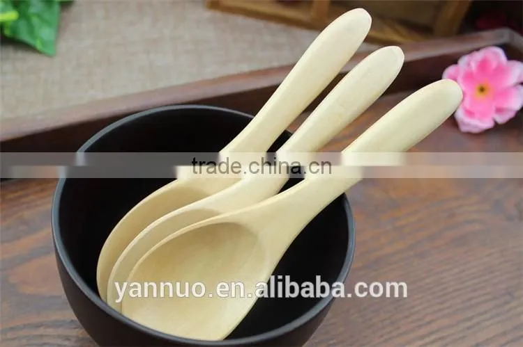 Natural Mini wood honey ice cream Spoon, Small Wooden Spoon