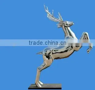 Large modern sculpture stainless steel balls