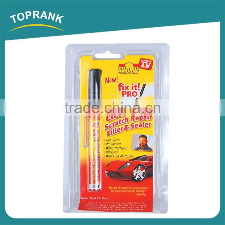 New design permanent car touch up paint pen, car scratch remover pen