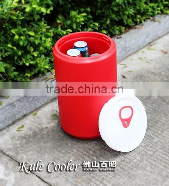 ALL SIZE Trolley PE plastic portable round picnic cooler box for bike