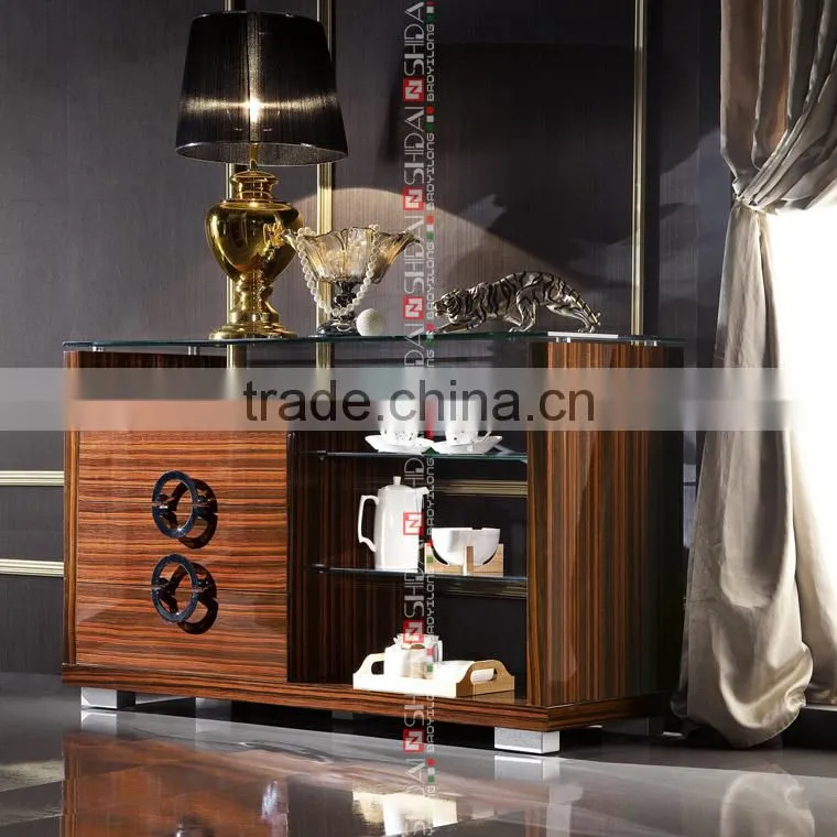 antique reproduction sideboard / sideboard with mirror / sideboard cupboard buffet N6316