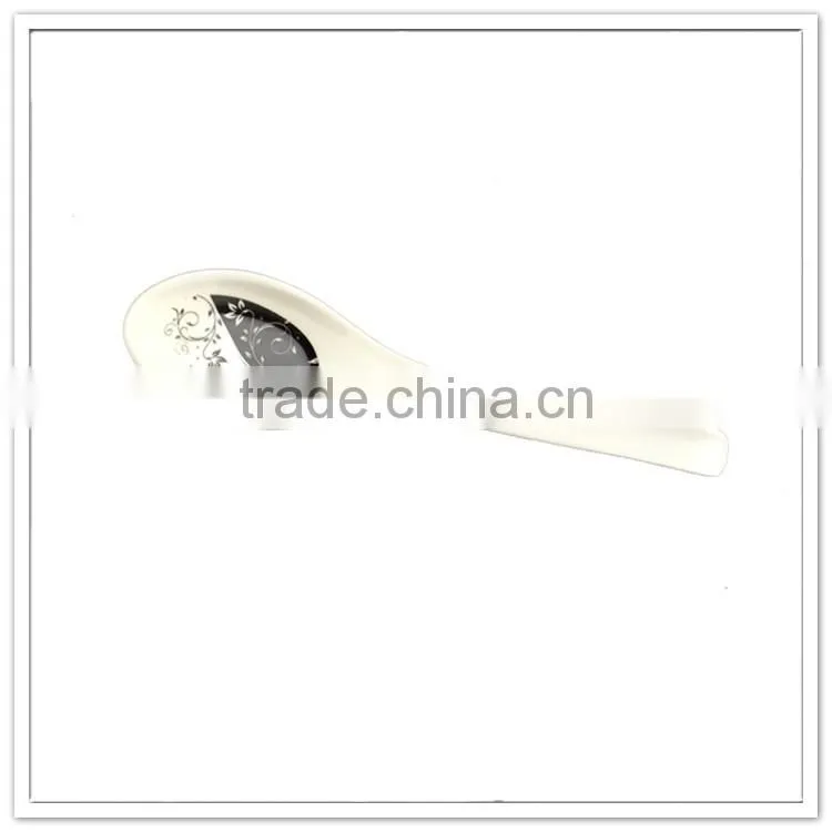 Classic style manufacturer directly sale popular items melamine plastic chinese eating spoon