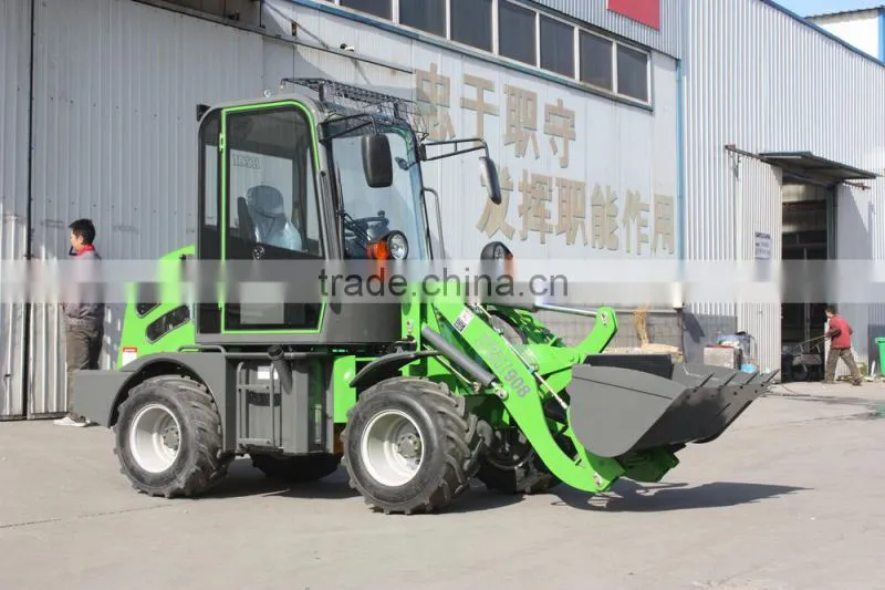 JN 908 mini radlader mit preis ZL-08 wheel loader with 3 cylinders HZM908