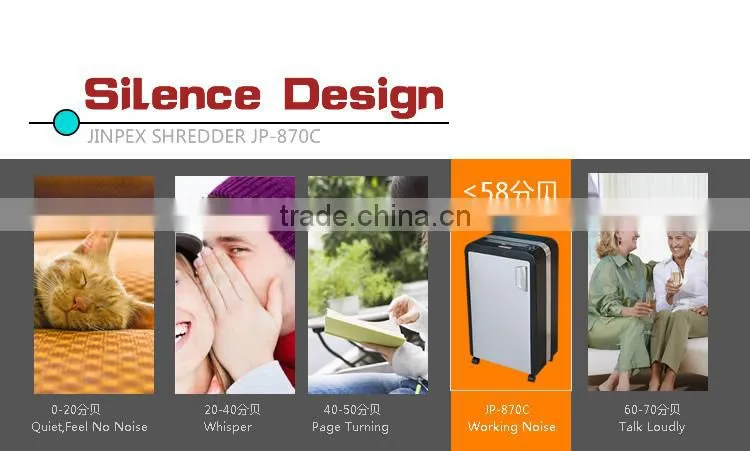JP-870C office automation machines shredder GS 20sheets micro cut