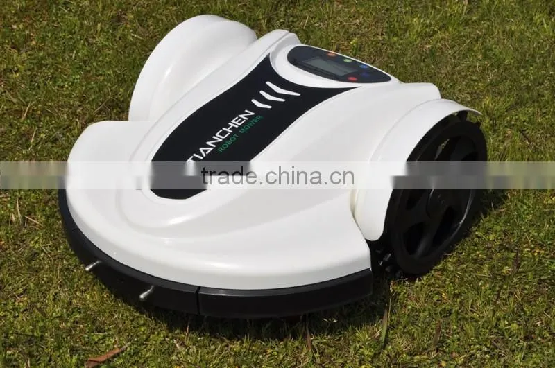 CE ROHS approved robotic mower working capacity up to 1500sqm