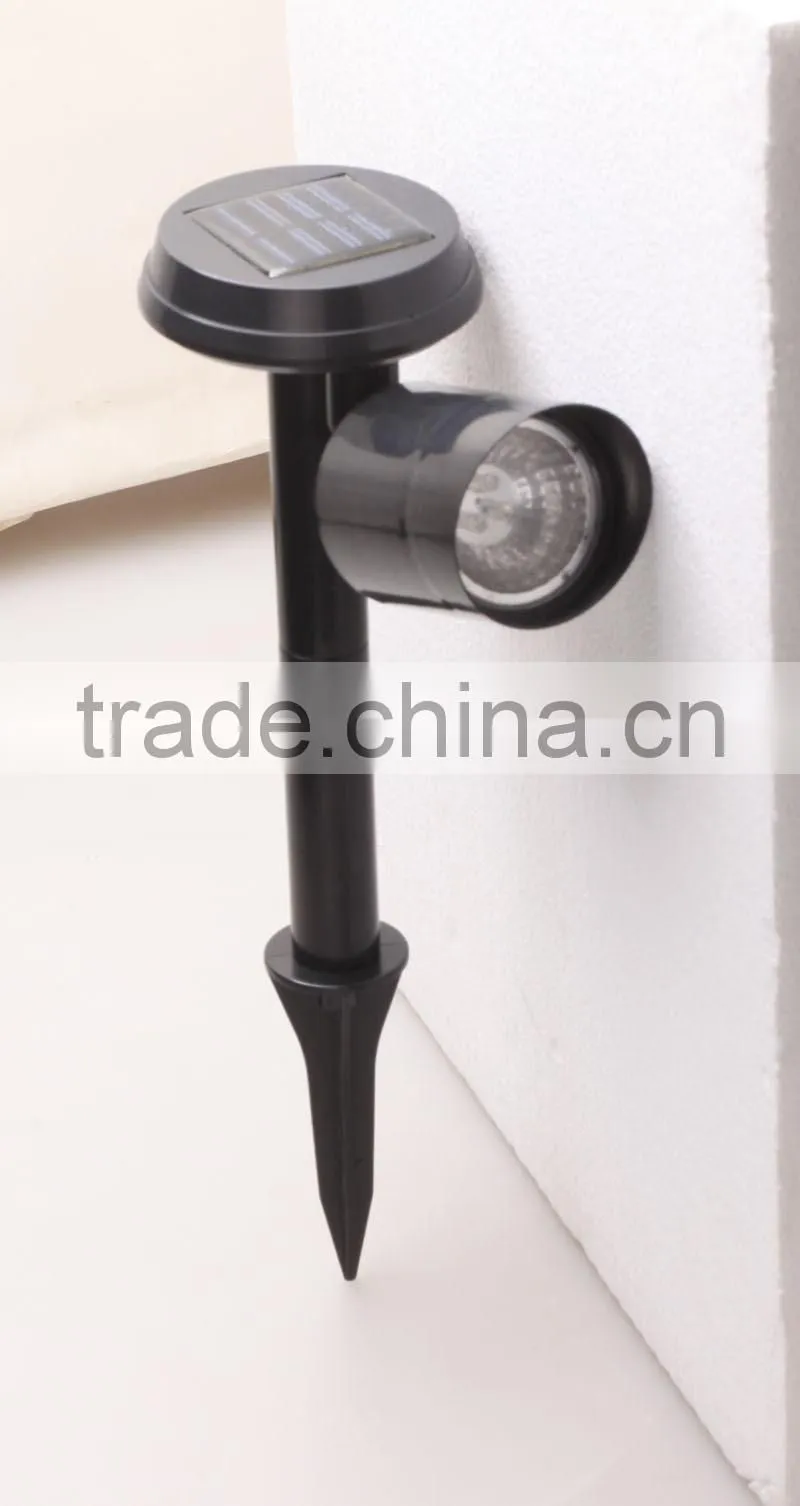 Hot sales factory price cheap lawn black body solar garden light