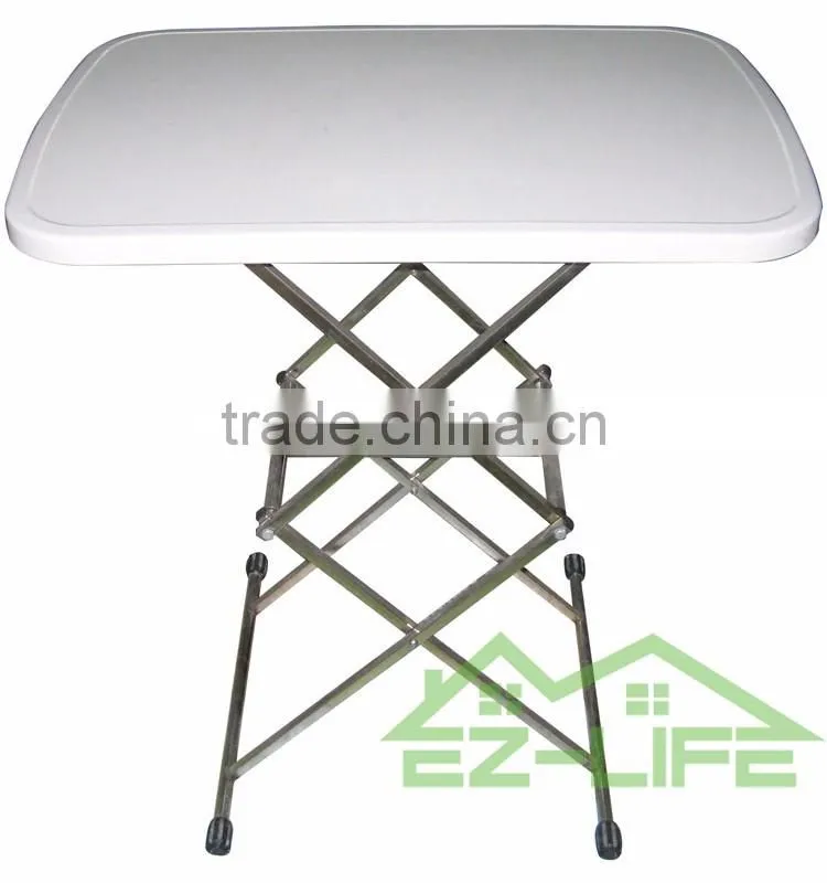 2017 modern plastic foldable table for outdoor furniture