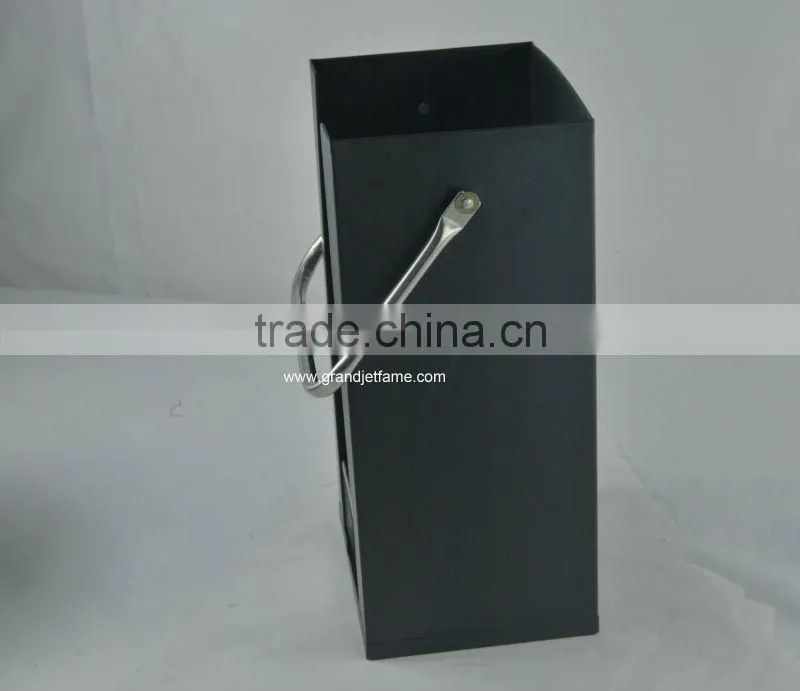 homeware storng metal big Square waste bin