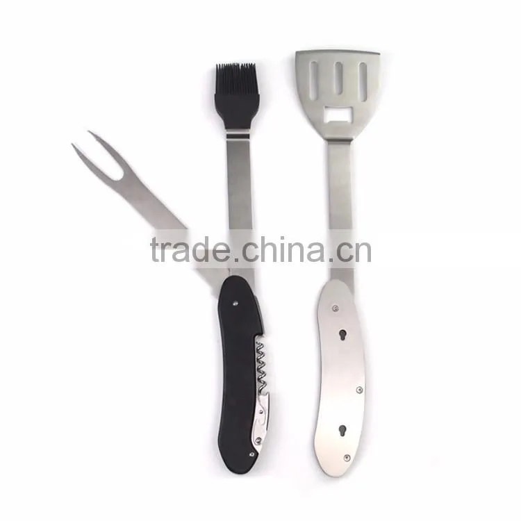 5-1 stainless steel multi-function outdoor grilling tools