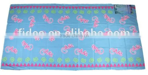 promotion custom printed micro fiber beach towel