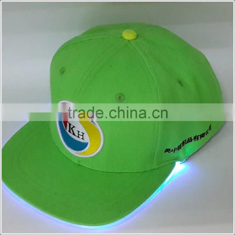 Led snapback caps, boy girl hip hop cheap snapback caps