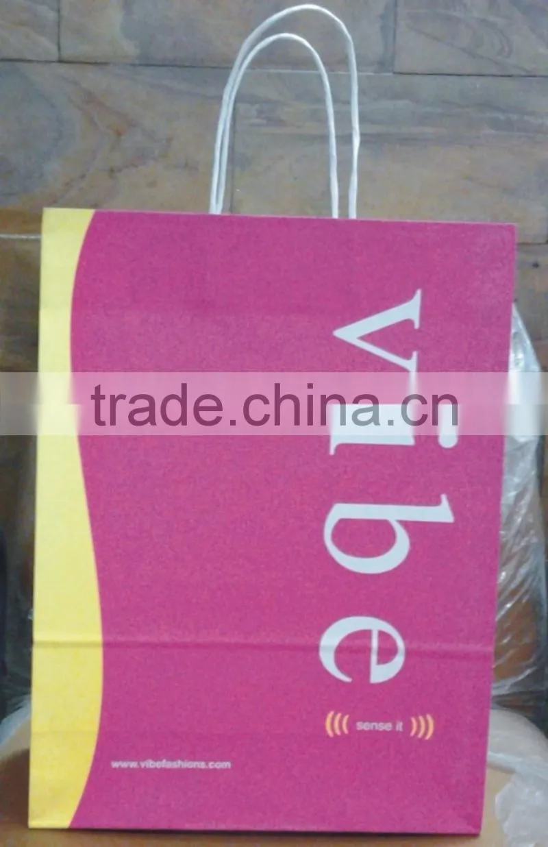 Kraft Paper Bags with full printing and logo