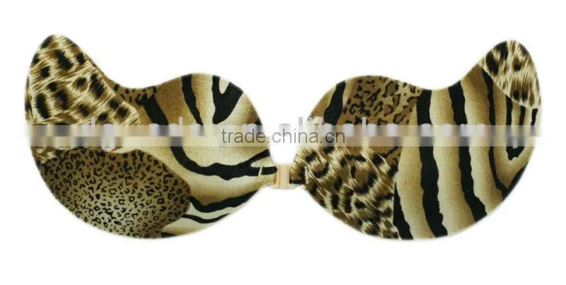 lady's self-adhesive backless strapless bra,D cup bra