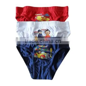 Hot sale 3pcs cotton Children's underwear briefs