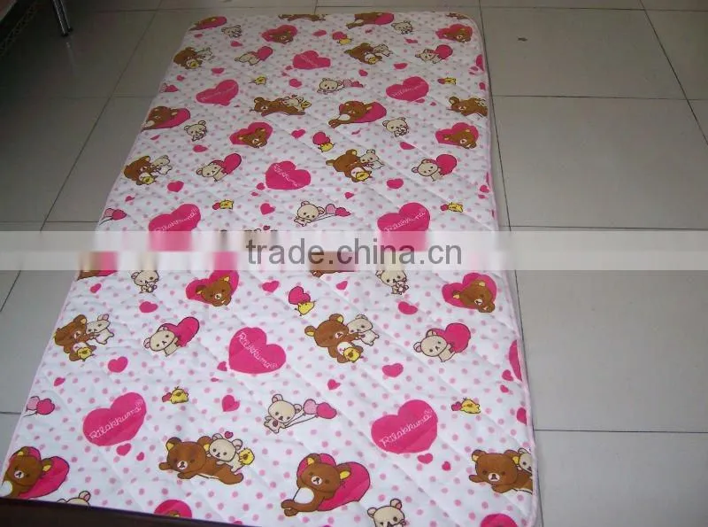 ruffled baby quilt plain white oem stuffing