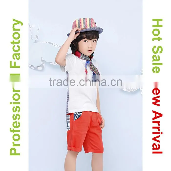 2016 promotional summer cool kids clothes set