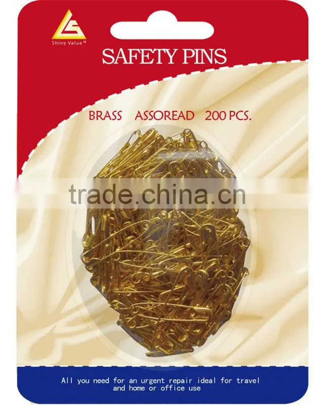 2014 new pack Fashion safety pin World Market