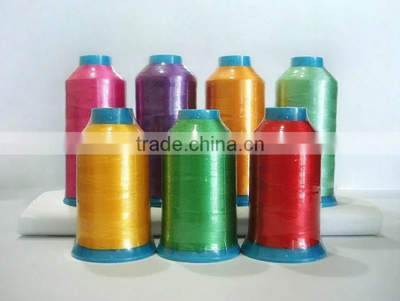 100% Polyester, Wholesale Embroidery Thread For Machine Embroidery