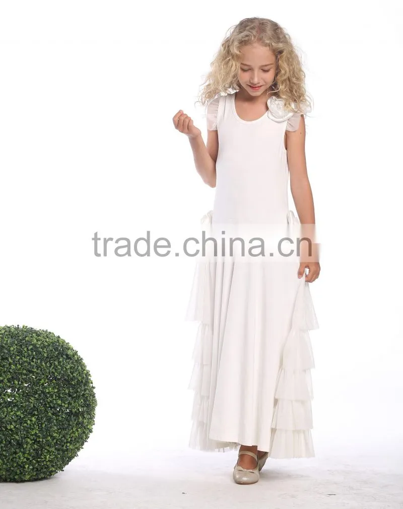 2018 new fashion children girl frock party dress wholesale