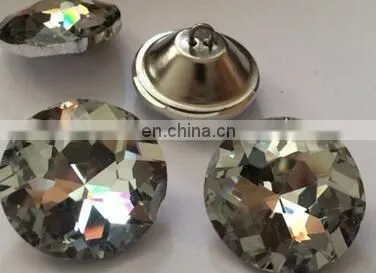Round Crystal Glass Buttons Copy Diamond Button pull Buttons Rhinestone Sofa crystal decorative Diamond