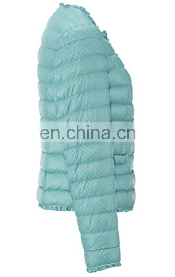 for kids winter nylon shell down jacket manufacturer provide