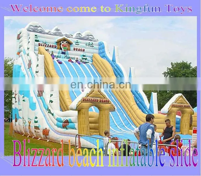 Clown drop inflatable slide for sale