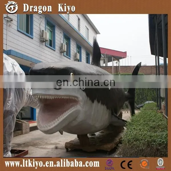 2016 moving realistic sea animals simulation shark for waterpark