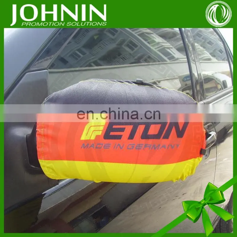 custom fabric heat transfer printing car side mirror cover