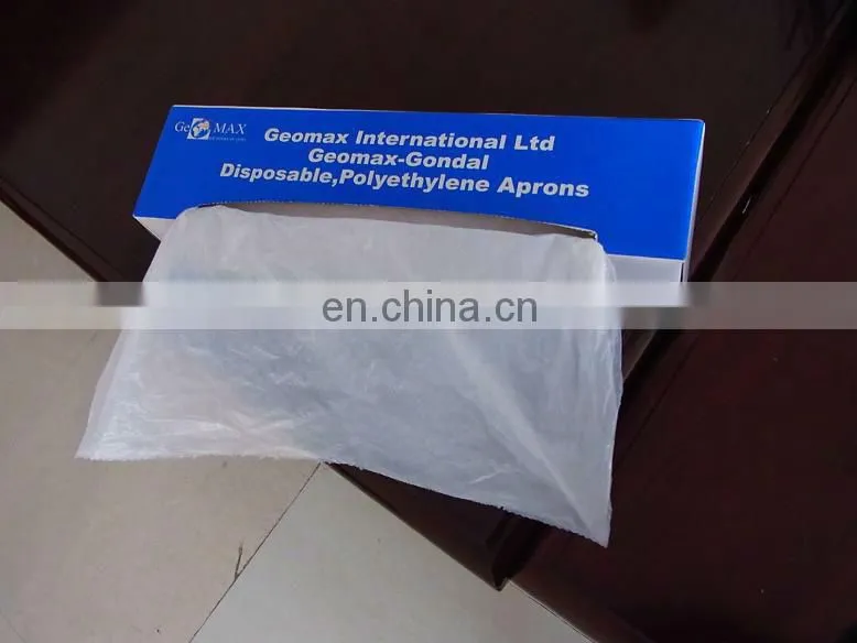 Disposable PE apron in roll