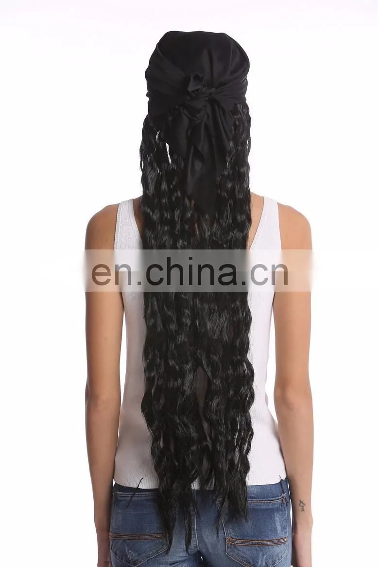 Carnival long rasta Pirate party wigs P-W234
