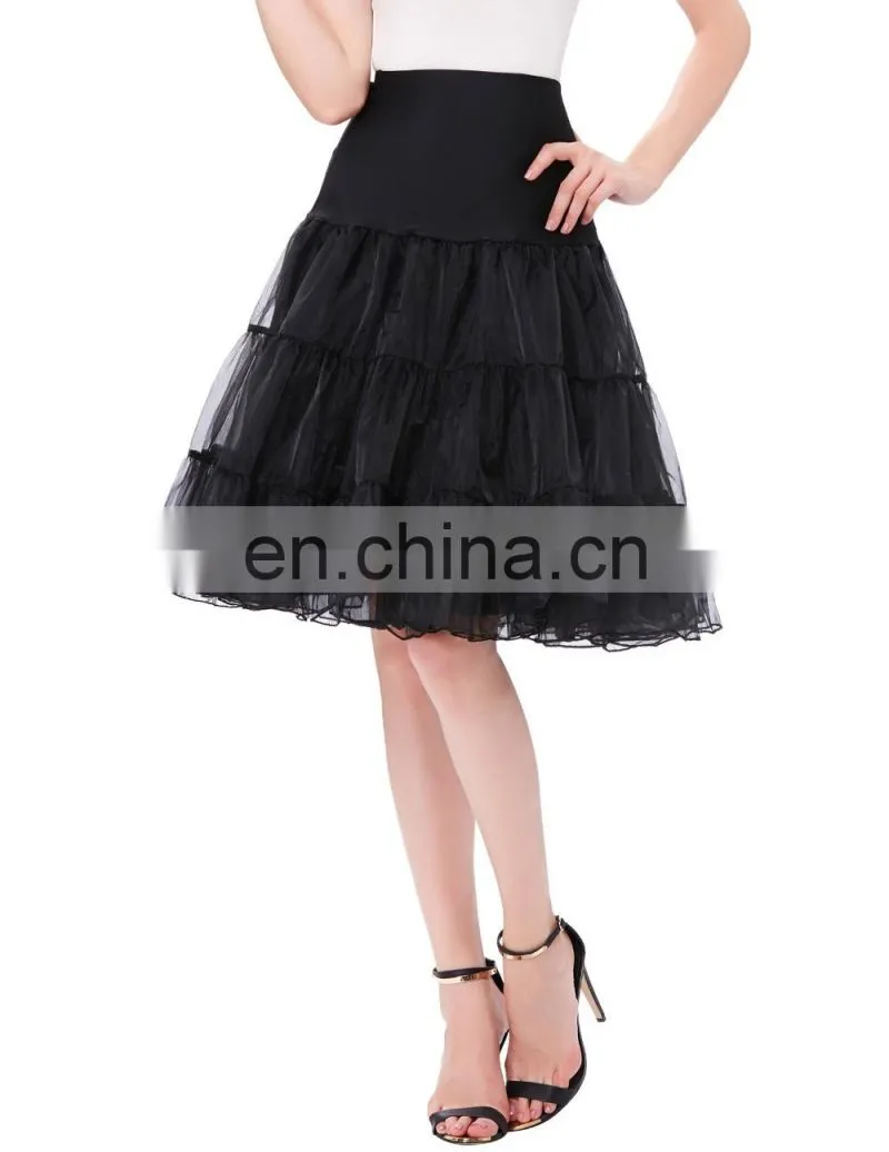 Grace karin Women Retro cheap Crinoline petticoat Underskirt for 50s 60s vintage dresses KK000631