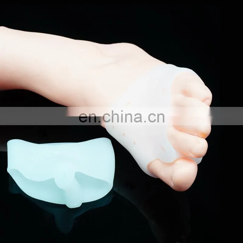Silicone toe braces, adult protective sleeve blackmailed thumb valgus anti separator toes cover#FZT-09