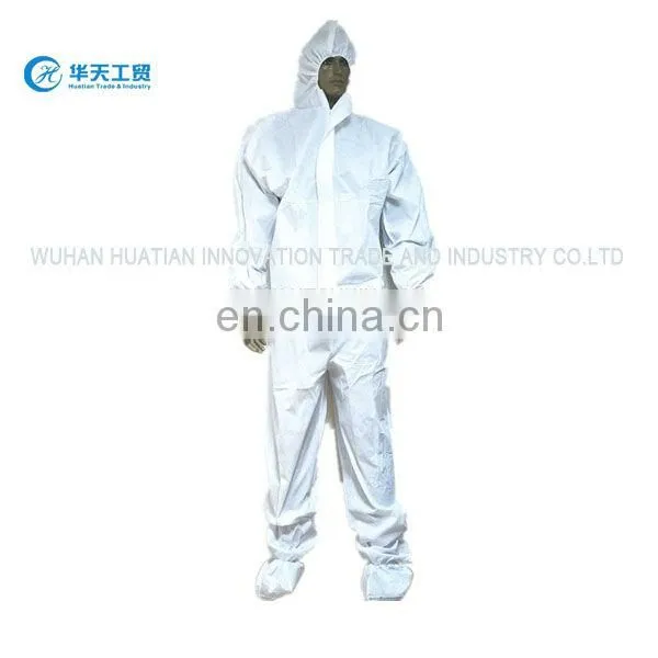 disposable plastic coverall..industry coverall..lightweight coveralls