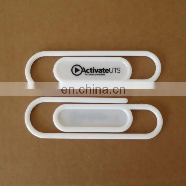 BSCI Promotional High quality best price customized bookmarks plastic clips