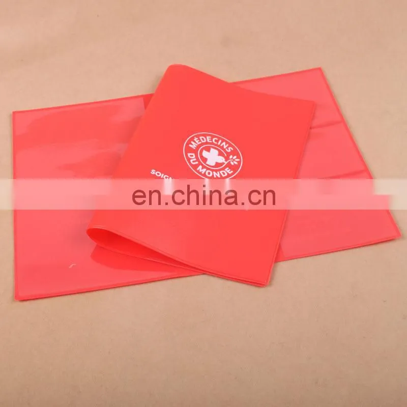 ECO pvc custom logo flexible card case