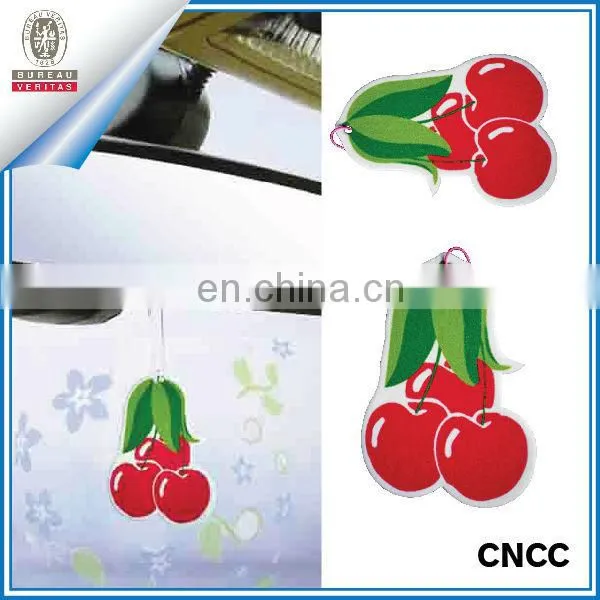 Novelty apple design paper car air freshener (ZY20-5467)