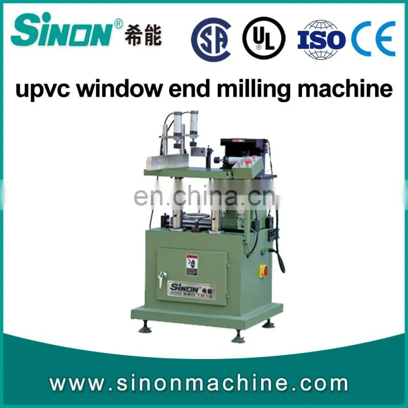 Production of 20 upvc windows per day upvc v type cutting machine