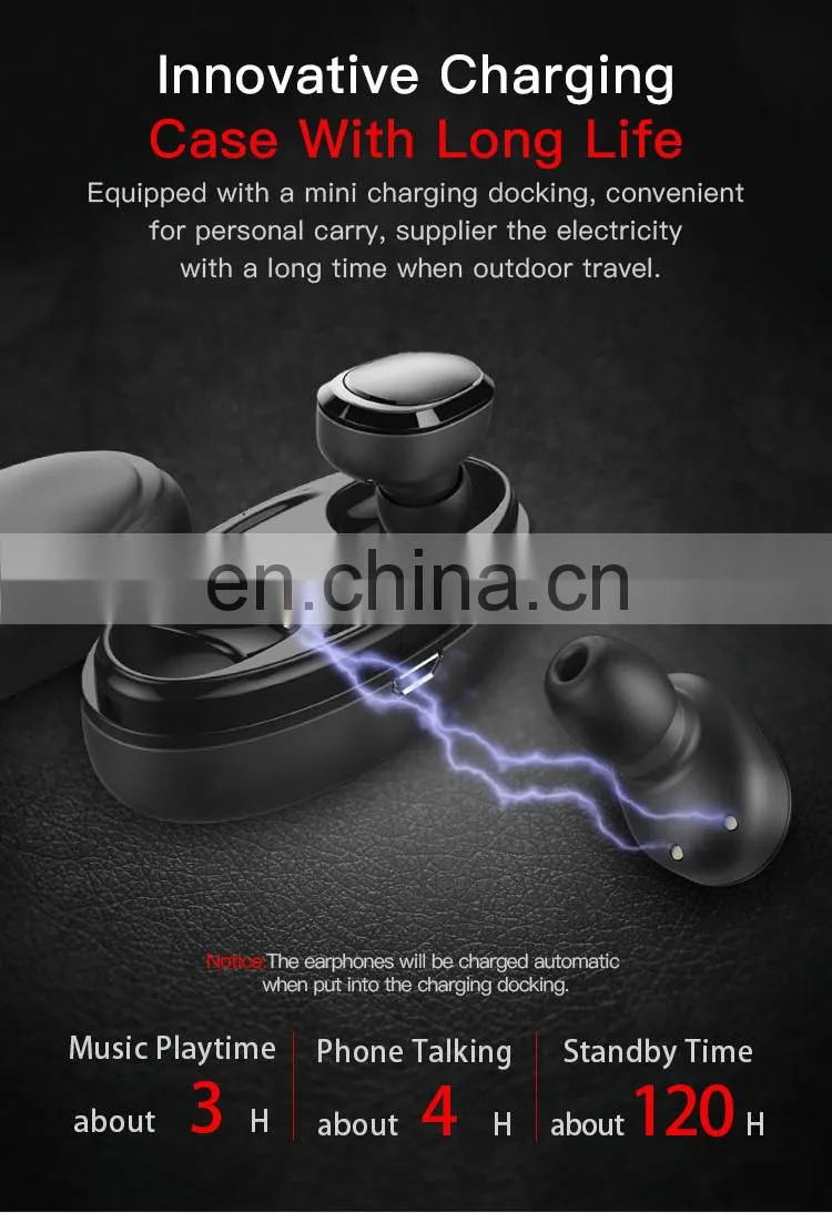 Fei Xin 2021 Earphones Headphones Headsets Earphone Wireless With Charging Compartment New Wireless Headphones