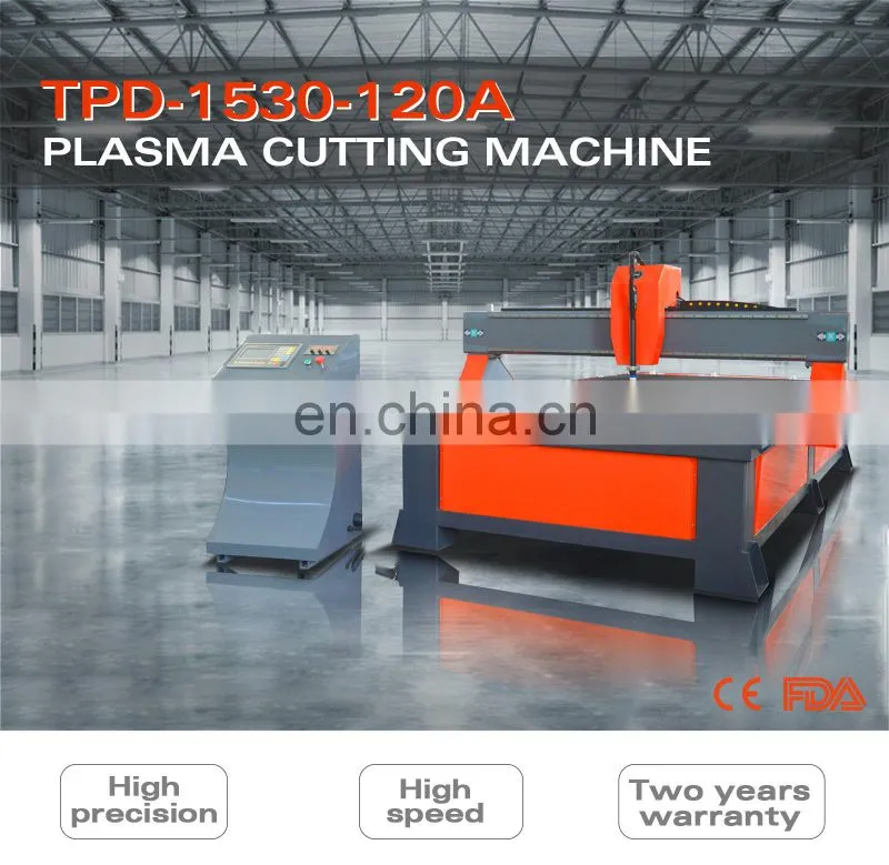 Iron/ Stainless Steel/ aluminum/ copper CNC Plasma Cutting Machine, plasma cutting machine cnc